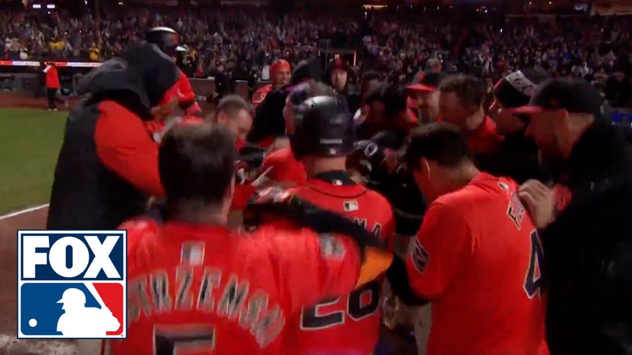 
					Patrick Bailey smashes a WALK-OFF, three-run home run to give Giants a 3-0 win over Pirates
				