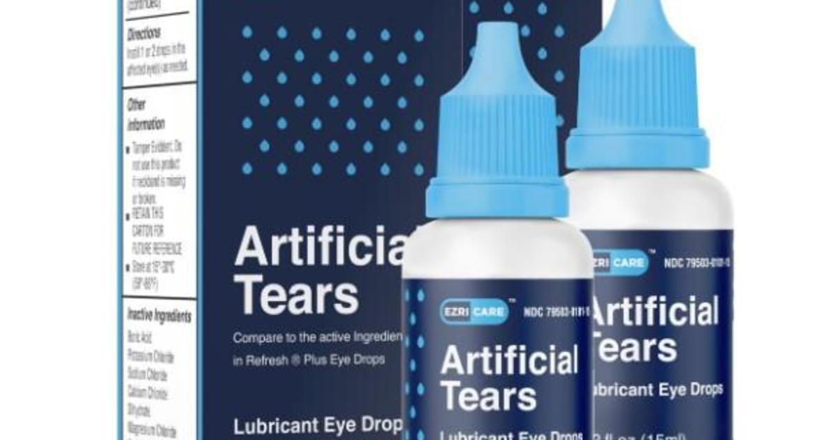 CDC tells consumers to stop using Ezricare Artificial Tears