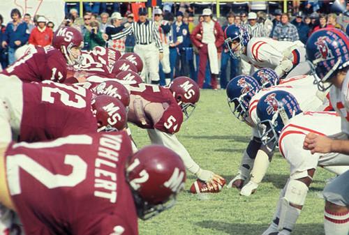 Ole Miss Rebels at Mississippi State Bulldogs Football