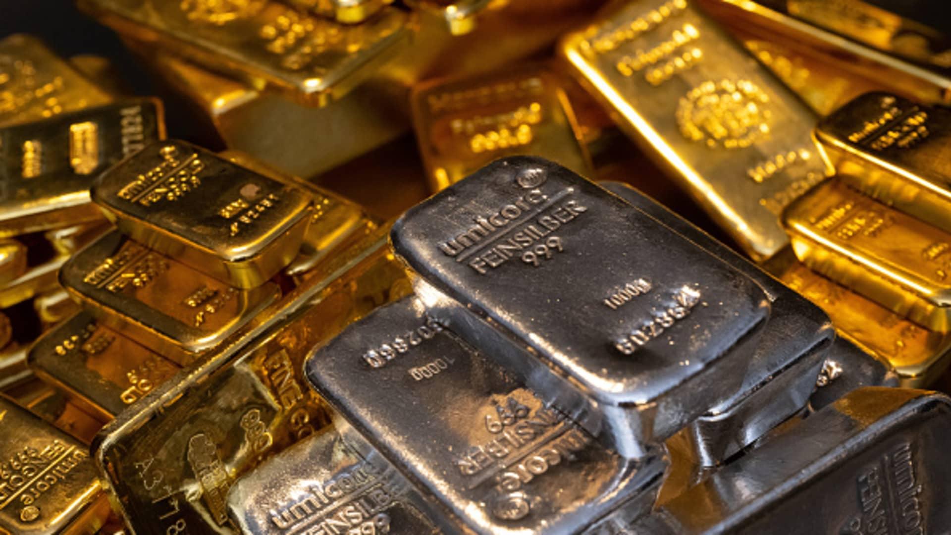 Gold prices to hit $2,200 and a 'dramatic' outperformance awaits silver in 2024, says UBS