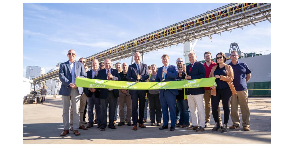 Enviva Celebrates Its Recently Opened Terminal at the Port of Pascagoula with Ceremonial Ribbon Cutting