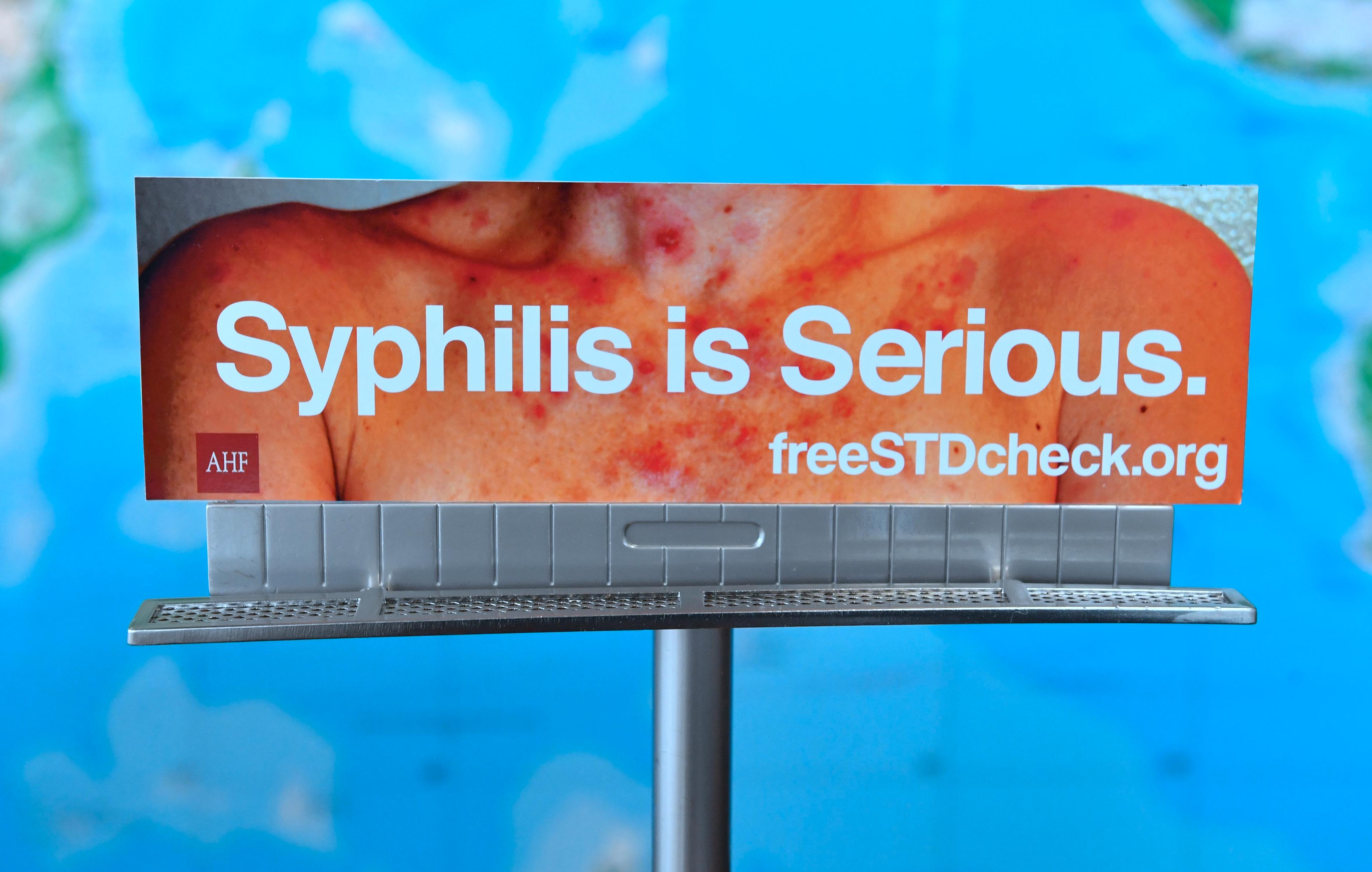 Congenital syphilis jumped tenfold over the last decade