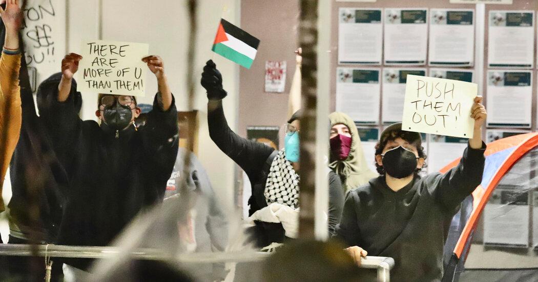 Police Arrest 25 Protesters at Cal Poly Humboldt, Ending Takeover