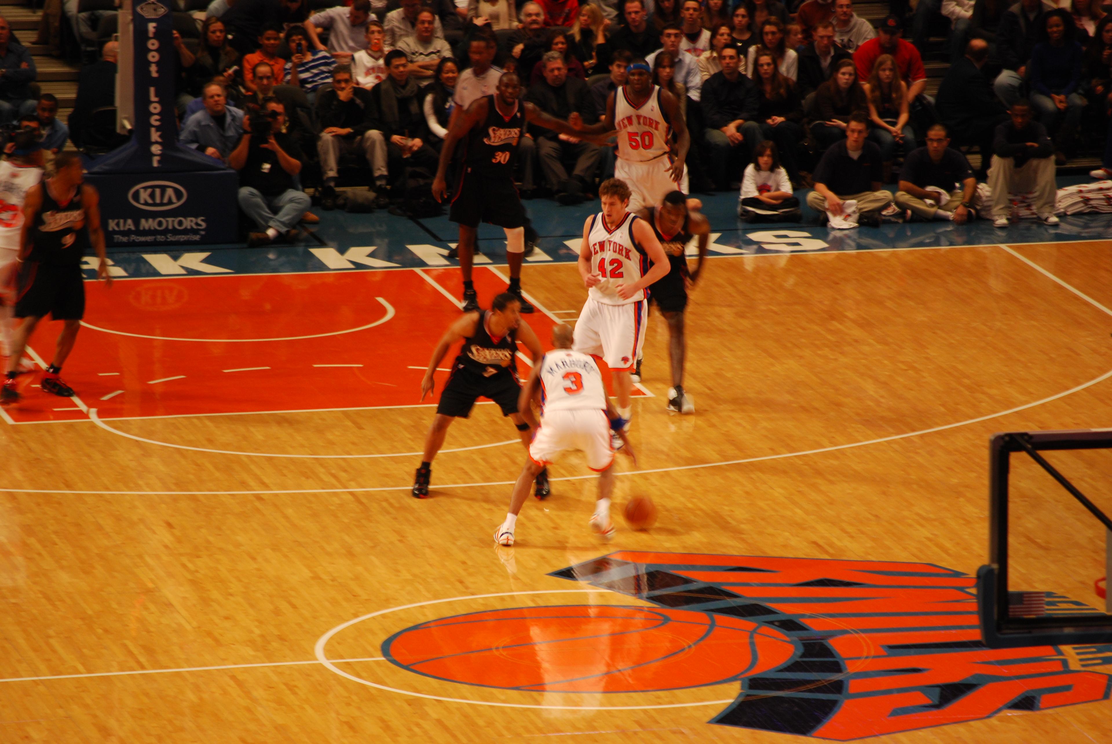 Philadelphia 76ers at New York Knicks