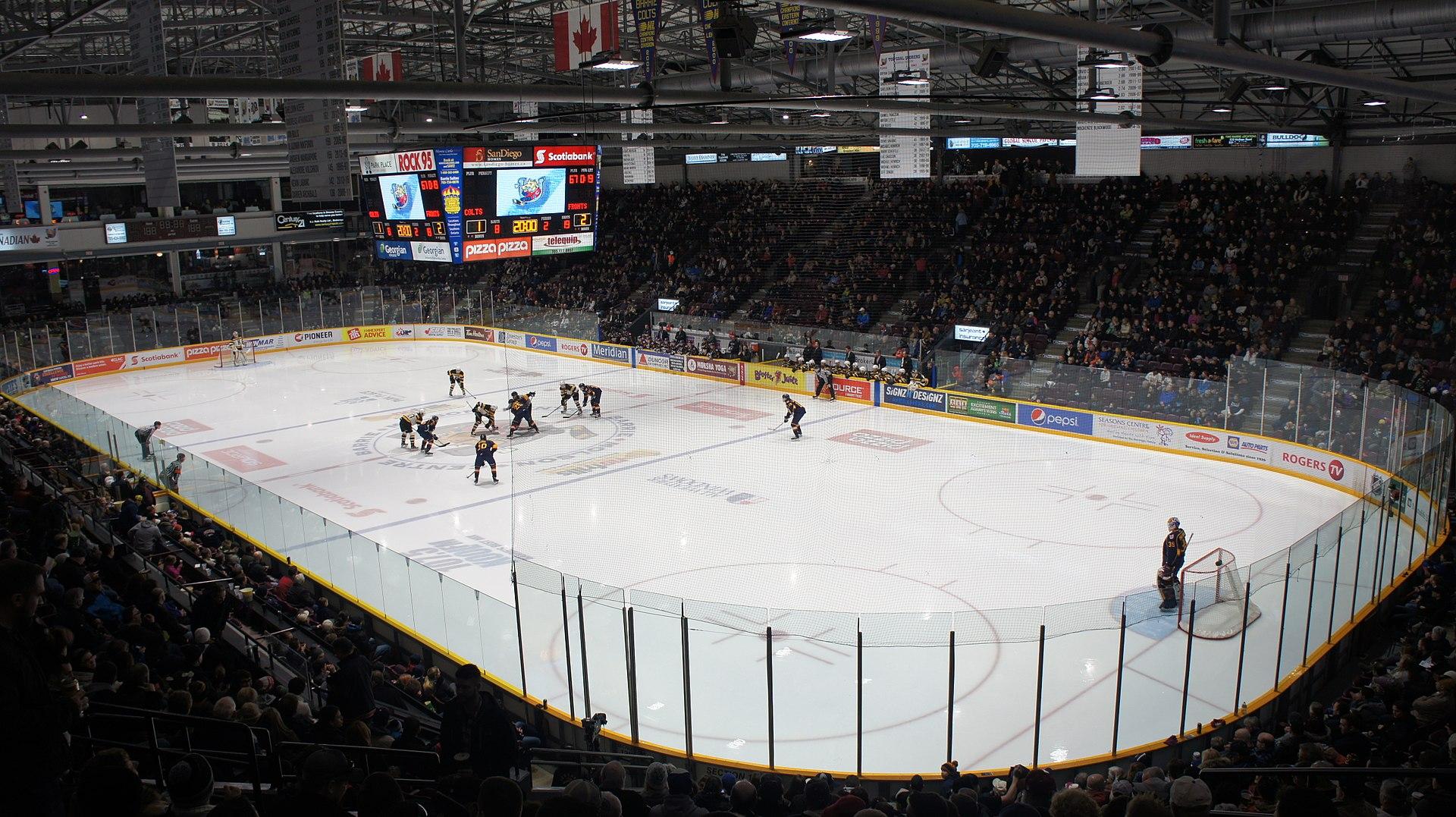 Barrie Colts at Sudbury Wolves