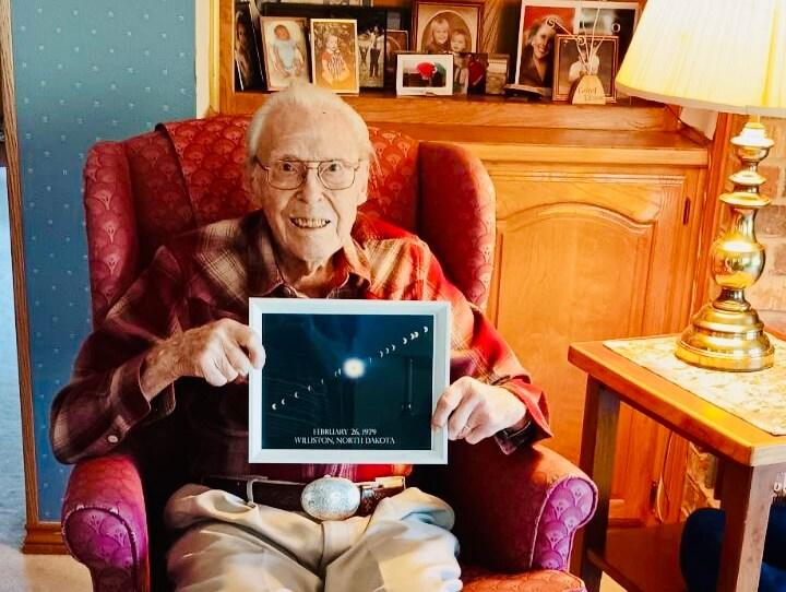 Texas man is preparing to watch his 13th solar eclipse. He’s 105.